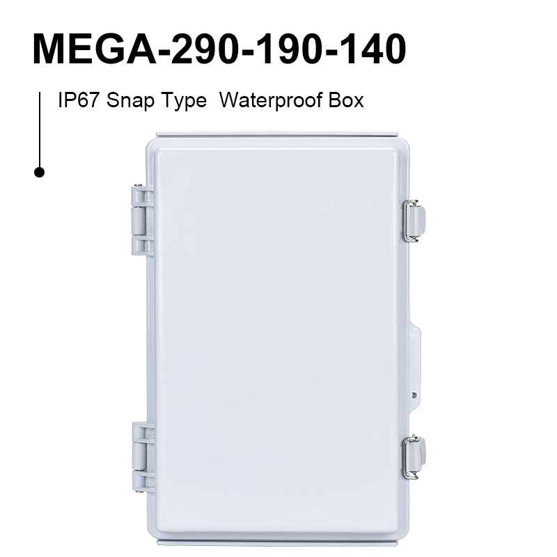 ABS Waterproof Enclosure IP67 Plastic Box Electrical Wire Junction Housing Outdoor With buckle Hasp Electronic Project Case