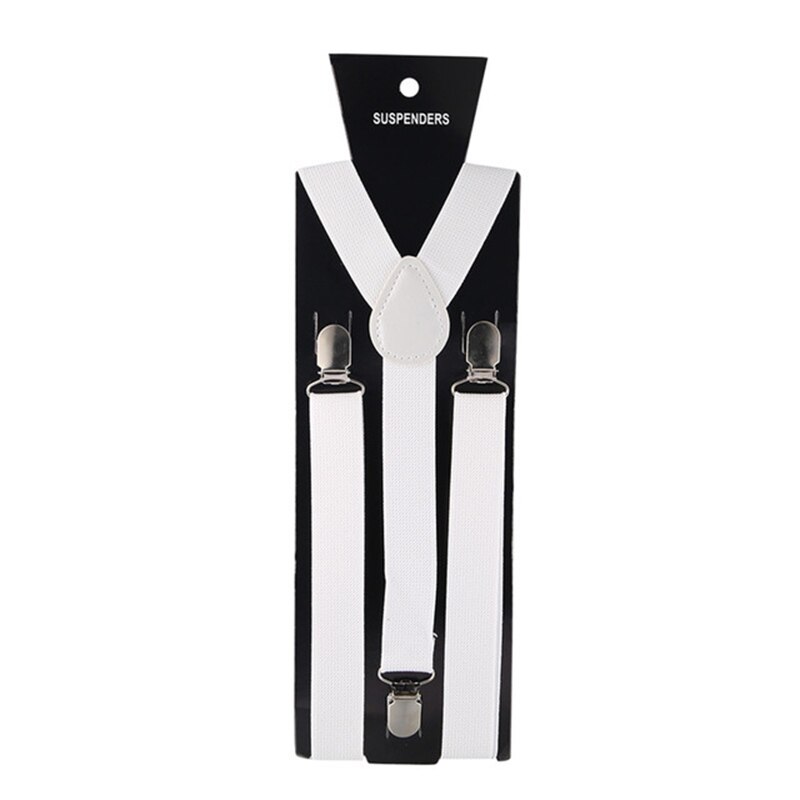 Bretelle per uomo Pantaloni Abbigliamento Bretella per adulti Camicia da uomo Abito da donna Festa di nozze Colori solidi Gonna da abito con bretelle Cinghie