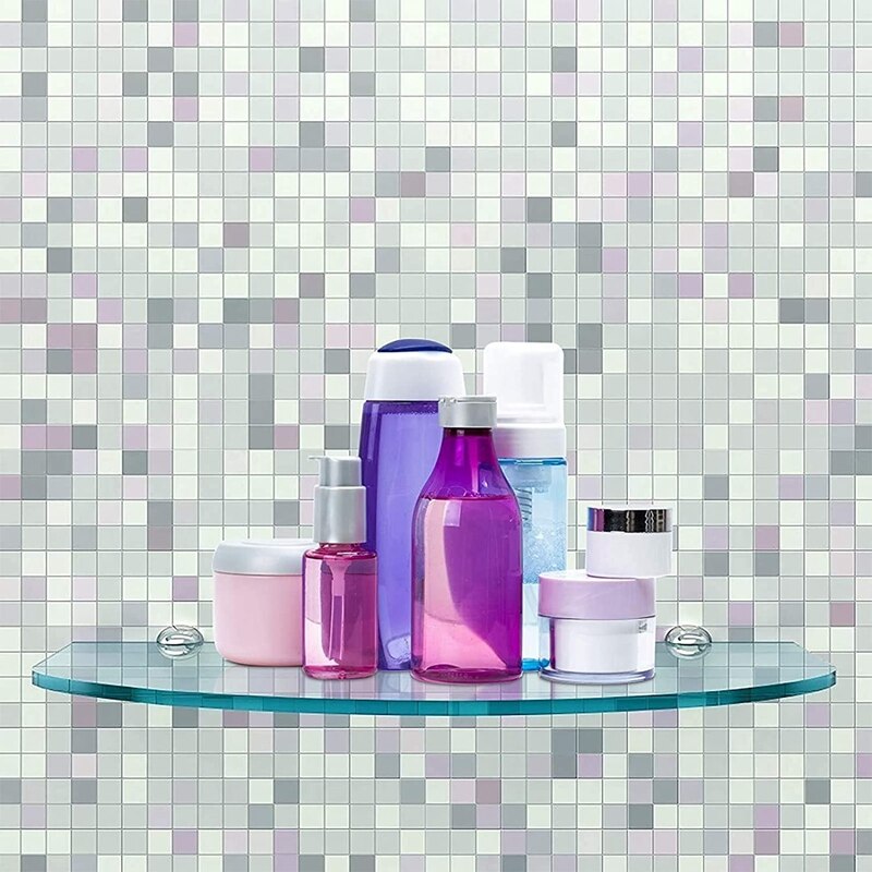 6 PCS Adjustable Glass Clamps 6 mm Glass Bracket Zinc Alloy Glass Shelves Holder Glass Clip for Bathroom Kitchen