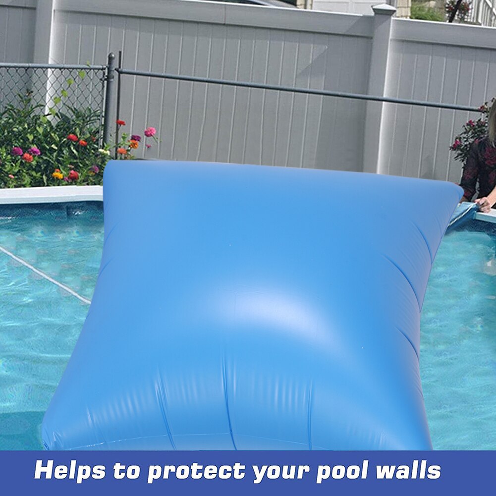 1pc poolkissen für aufstellpools, kältebeständiges winter- und frühlingskissen, schwimmender luftsack, rettungsringkissen