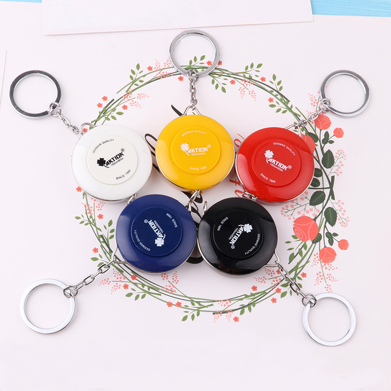 LMDZ 1Pcs 150cm/60inch Mini Retractable Portable Ruler Tape Measure Children Height Ruler Centimeter Inch Roll Tape Sewing Tools