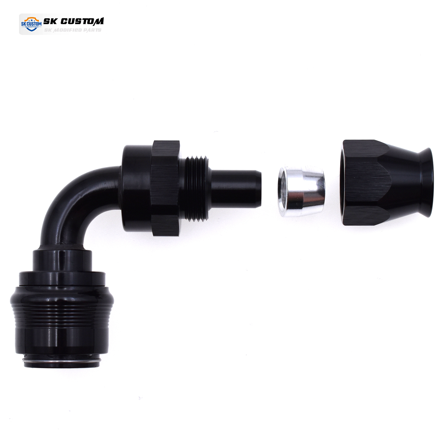 PTFE AN10 Al Alloy Straight45°90 Degree Swivel Hose End Fitting Quick Release Oil Hose Connector Universal Auto Modified Adapter