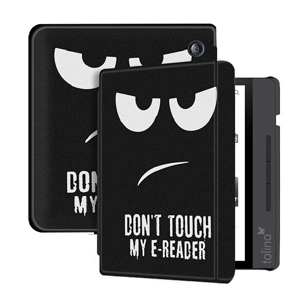 Case voor Tolino Vision 5 Beschermhoes voor Tolino Vision 5 7 inch e-book reader sleepcover funda capa shell stylus + film: DYJ