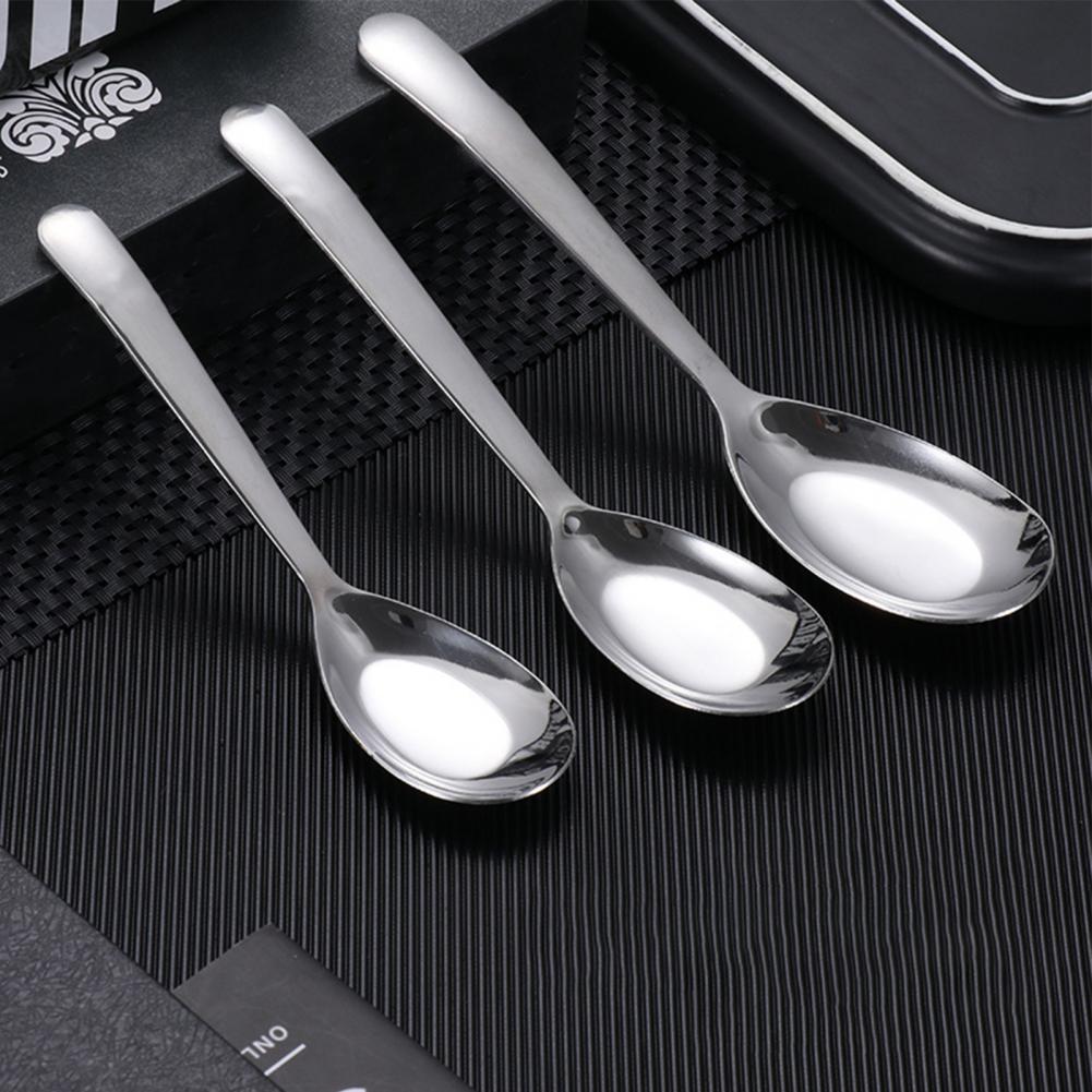 Good Desert Spoon Eco-friendly Anti-deform Durable Thickened Exquisite Stirring Spoon