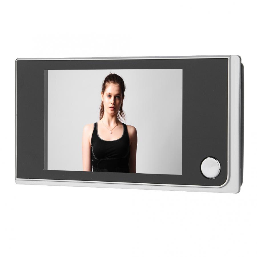 3.5" Digital LCD 120 Degree Peephole Viewer photo visual monitoring electronic cat eye camera DSLR Cam