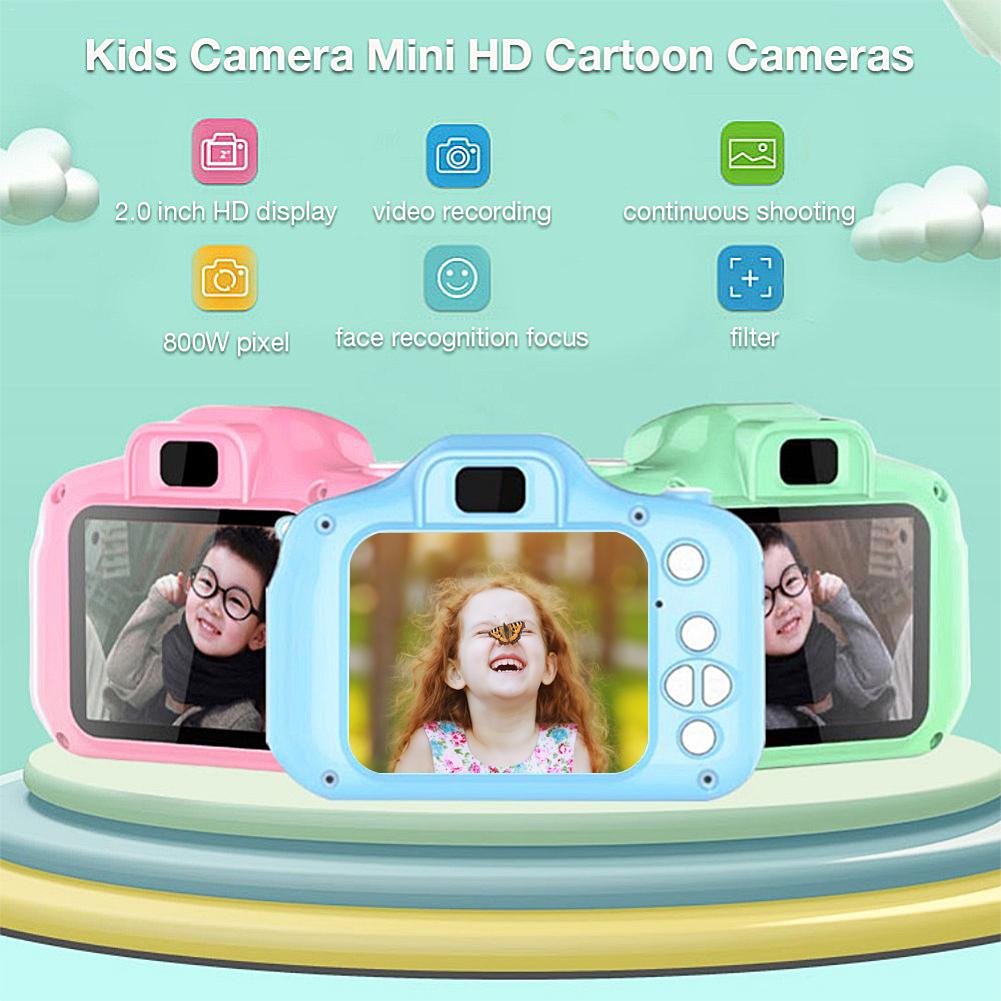 2.0 Inch 1080P HD Mini Camera Cute Video Camera Take Picture Best Birthday Children Kids Boys Girls Digital Camera CMOS