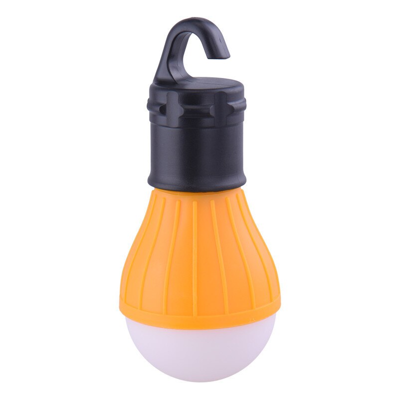 Mini Portable Lantern Tent Light LED Bulb Emergency Lamp Waterproof Hanging Hook Flashlight For Camping 4 Colors Use 3*AAA