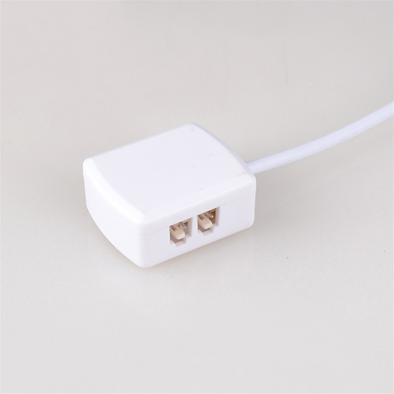 Caja de empalme de foco Led, conector divisor, 1 a 4 ,1 a 6, 1 a 12, para luz Spot de bajo voltaje de 3V y 12V, cuerpo blanco