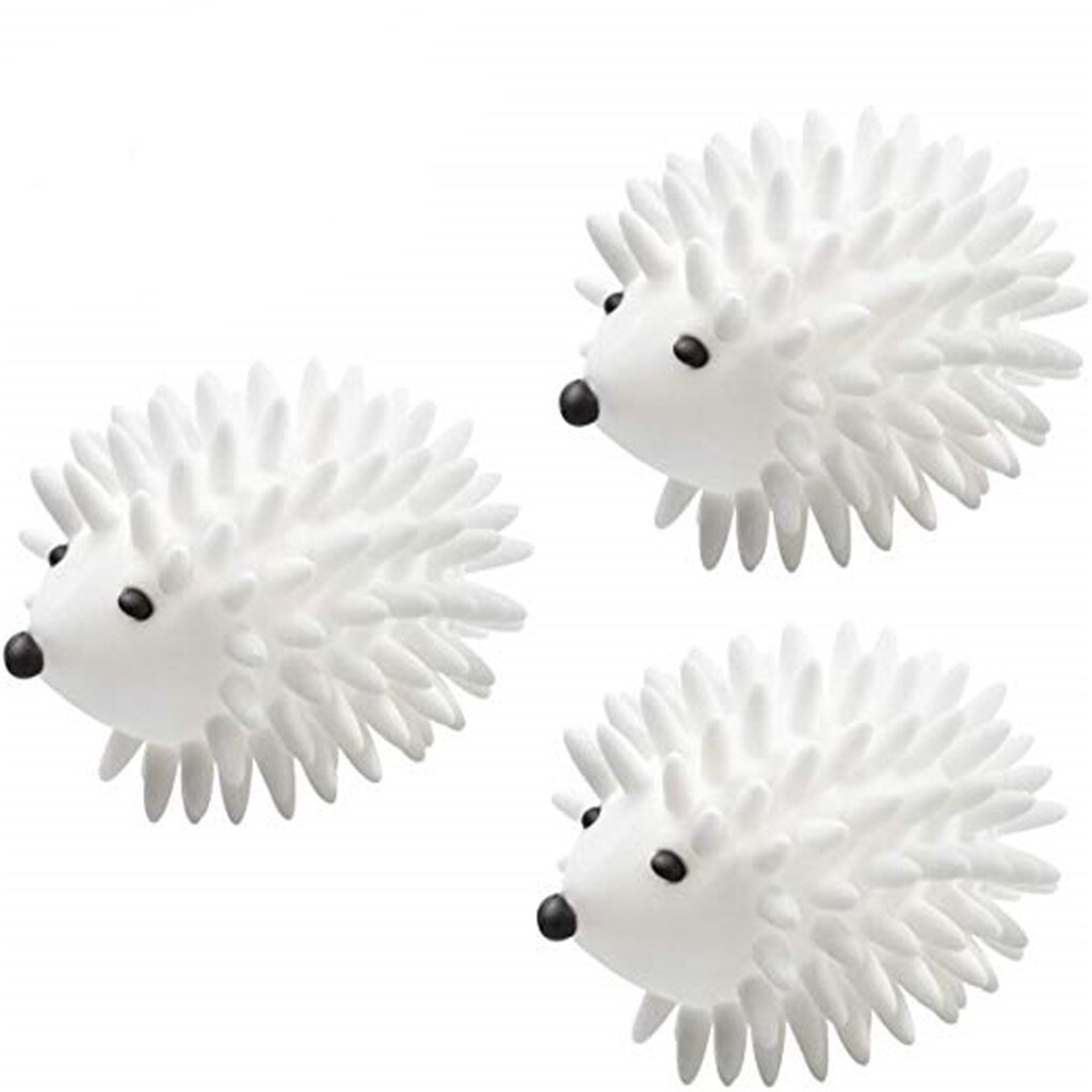 3pcs Dryer Balls Reusable Dryer Ball For Dryer Machine Hedgehog Dryer Ball Reusable Dryer For Dryer Machine Anti Static Ball: Default Title