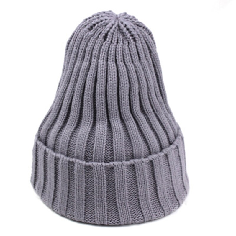 Unisex Winter Chunky Ribbed Knit Pointed Beanie Hat Neon Solid Candy Color Stretch Snow Ski Cuffed Skull Cap Ear Warmer: lg