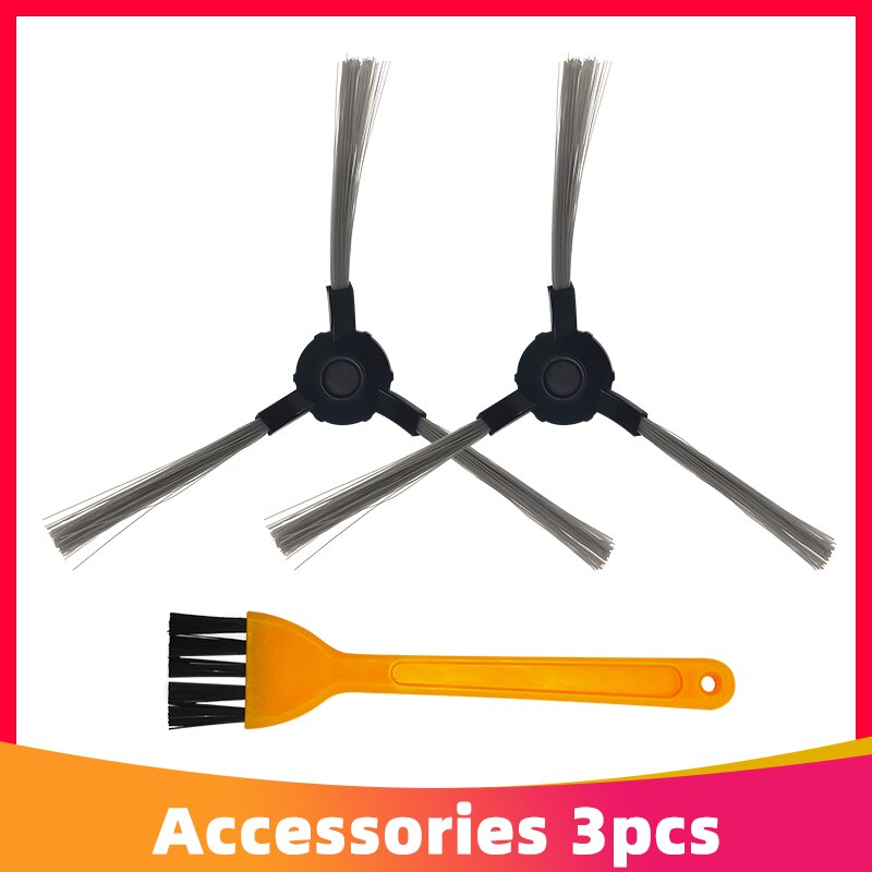 Brush + Filter + Mop Cloth for Proscenic 780T 790T Robotic Vacuum Cleaner Replacement Parts Kits Main Side Brush Hepa Filter: Set 6
