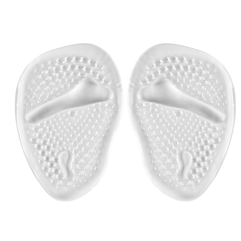 Nicht-Unterhose mit hohen absätzen Schuhe Einsätze frauen Vorne Palme Pad Halbe Elle Pads Anti-tragen Vorfuß kissen Druck Zu Entlasten Einlegesohlen: transparent