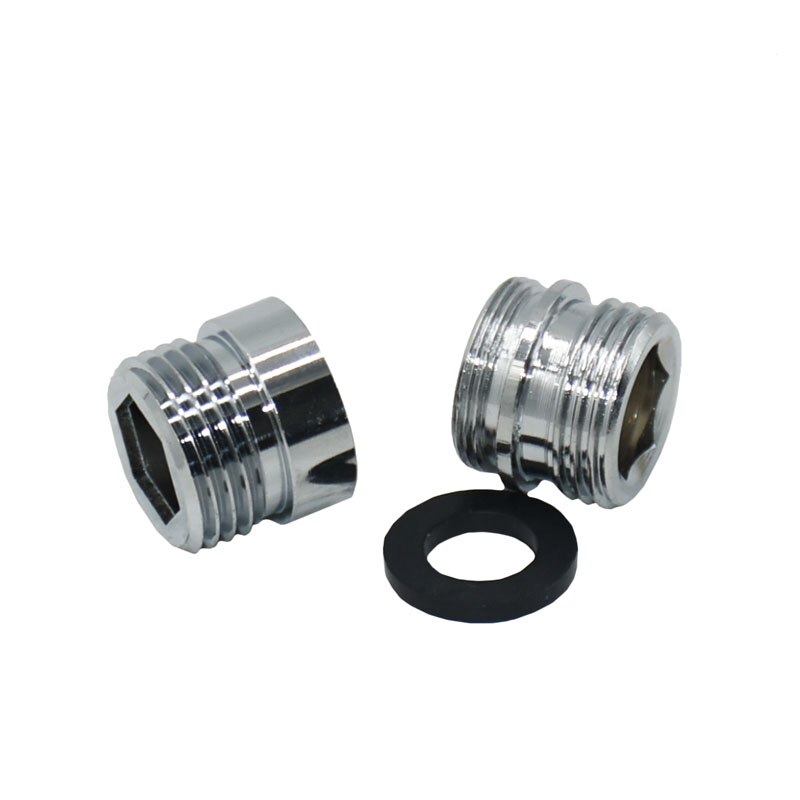 Silver Male 1/2 to M20 Female M20 male Faucet connector Brass 1/2 to 20mm Thread connector copper fittings 1pcs