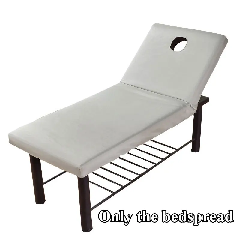 Dekbedovertrek Spa Hoes Hoeslaken Massage Tafel Schoonheidssalon Massage Laken Zacht Gezicht Adem Gat Schoonheid Elastische Massage Bed Hoes: Rood