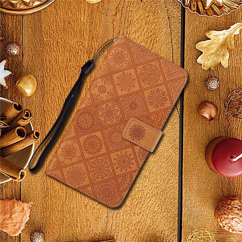 Voor Samsung A31 Case Lederen Portemonnee Op Voor Coque Samsung Galaxy A31 SM-A315F Een 31 Flip Stand Bloemen Reliëf Telefoon cover Etui