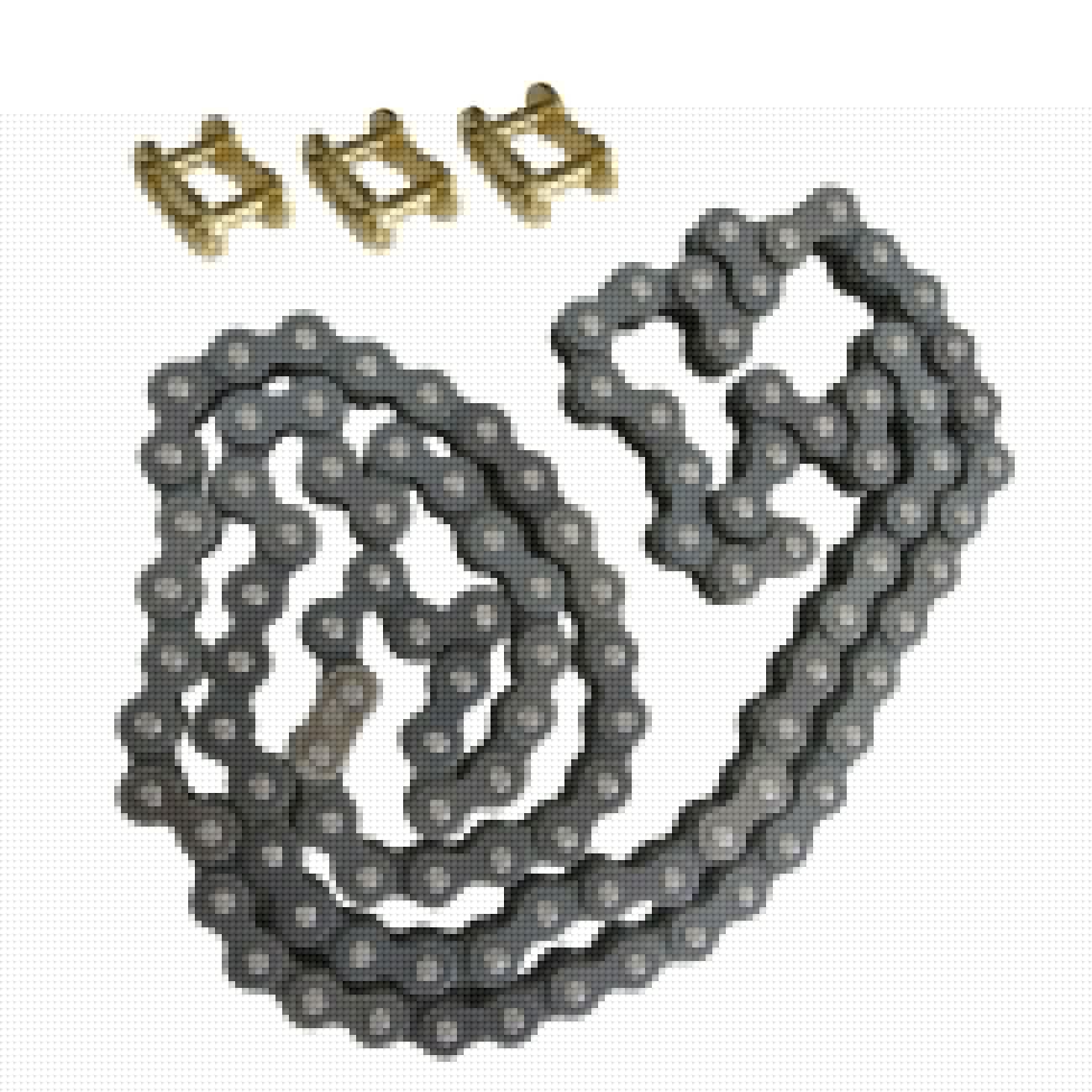 Motorcycle Chain 530 X 110L & 3 x chain link Fit ATV Quad Pit Dirt Bike With 1 Master Link