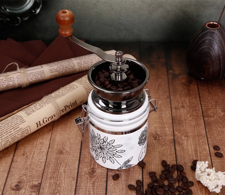MICCK Handkoffiemolen Keramische Kern Handmolen Coffeeware Koffiebonen Peper Spice Grinder Keramiek Grinder Machine – Grandado