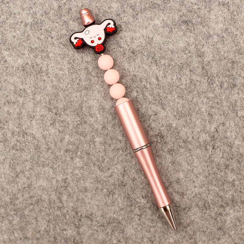 Dessin animé bricolage stylo à bille école hôpital étudiant infirmière stylo à bille: Bleu marine
