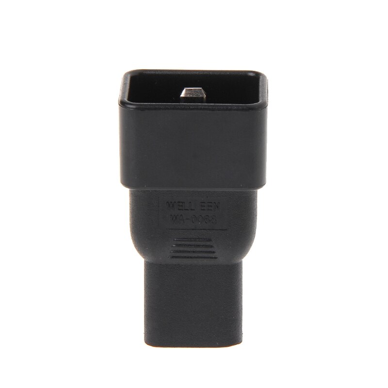 IEC 320 C20 3-Pin macho a C13 3-Pin hembra enchufe Adaptador convertidor de fuente de alimentación B85B