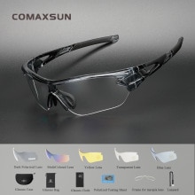 Comaxsun Polarized Sports Men Sunglasses Road Cycling Glasses Mountain Bike Bicycle Riding Protection Goggles Eyewear 5 Len 816