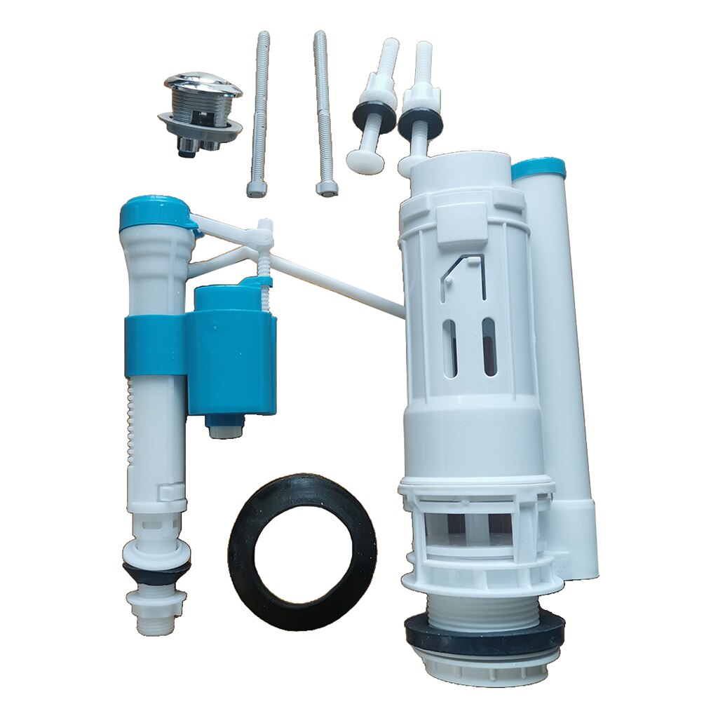 Cistern Toilet Repair Kit Set Push Button Dual Flush 28cm 24cm Valve Height: Valve Height-24cm