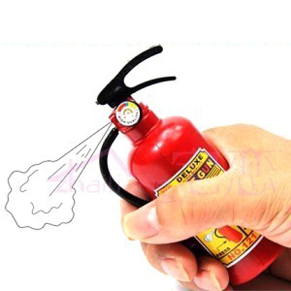 Fire Extinguisher Toy Plastic DIY Water Gun Mini Spray Kids Exercise Toys