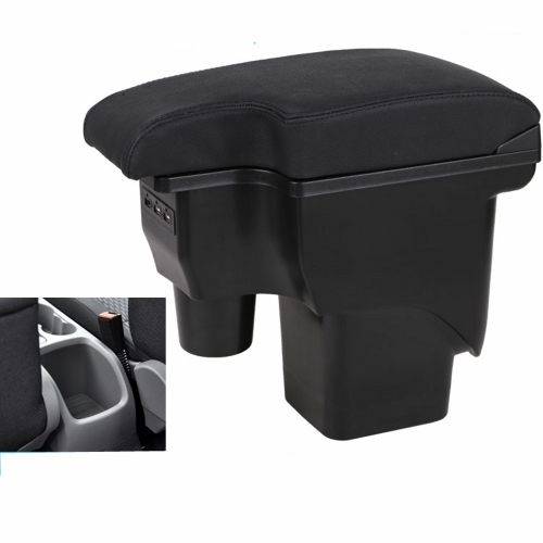 For Ford Focus mk2 armrest car Centre Console Storage Box mk2 Arm rest products interior car-styling accessories parts: Black black line