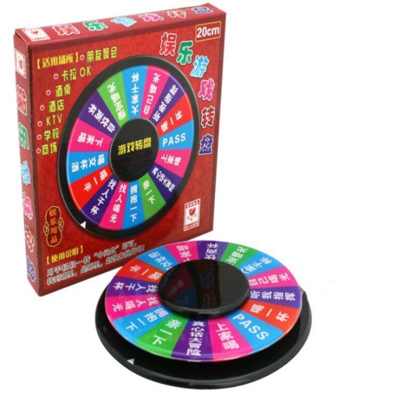 Bevande Gioco della roulette Giradischi Intrattenimento Prodotti Doppio-di lato KTV sbarra Bere Gioco Puntelli di Intrattenimento Luce di Notte Giradischi