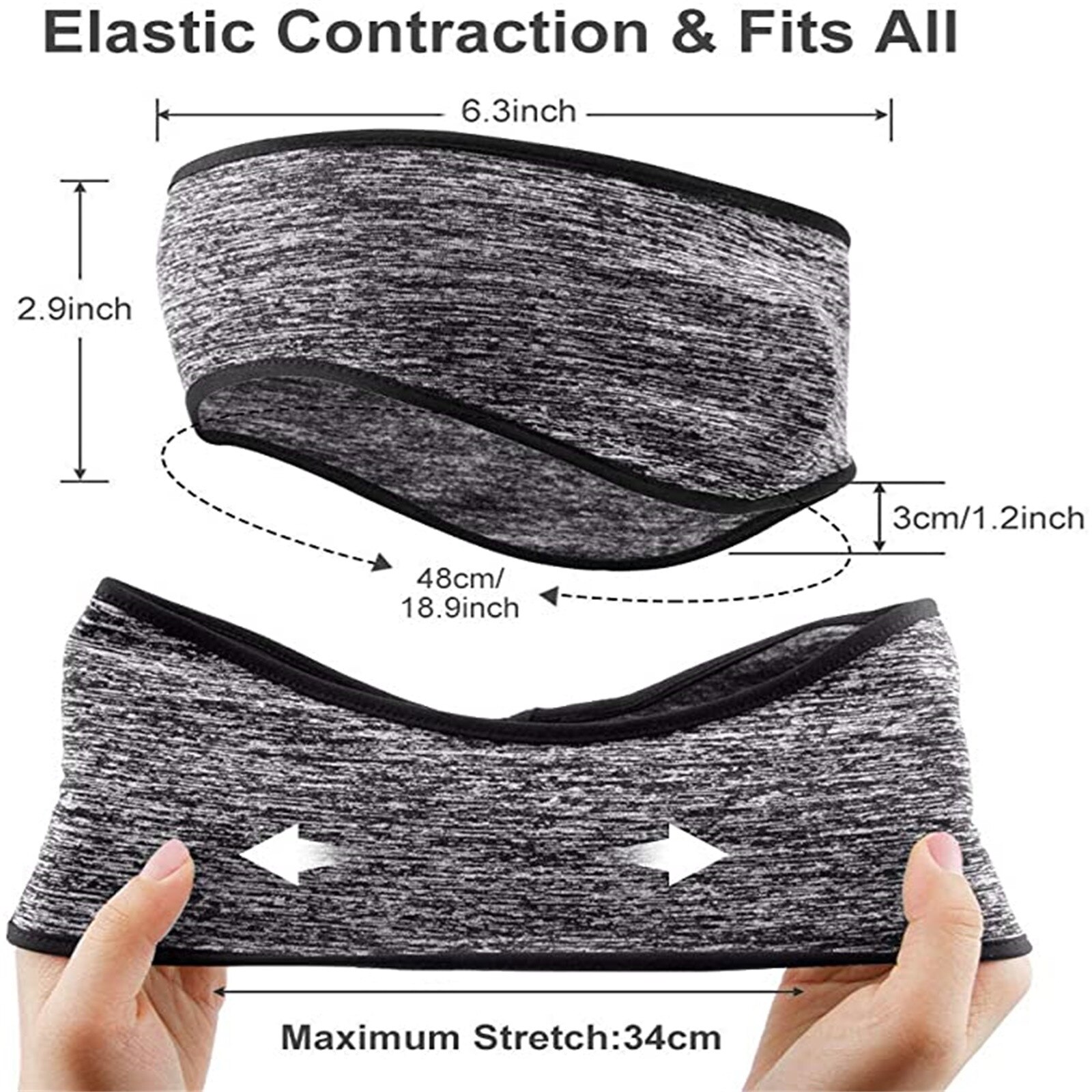 Sport Zweet Hoofdband Fietsen Haarbanden Volwassen Sport Elastische Winter Oor Warmer Warme Hoofdband Voor Joggen En Fietsen #30