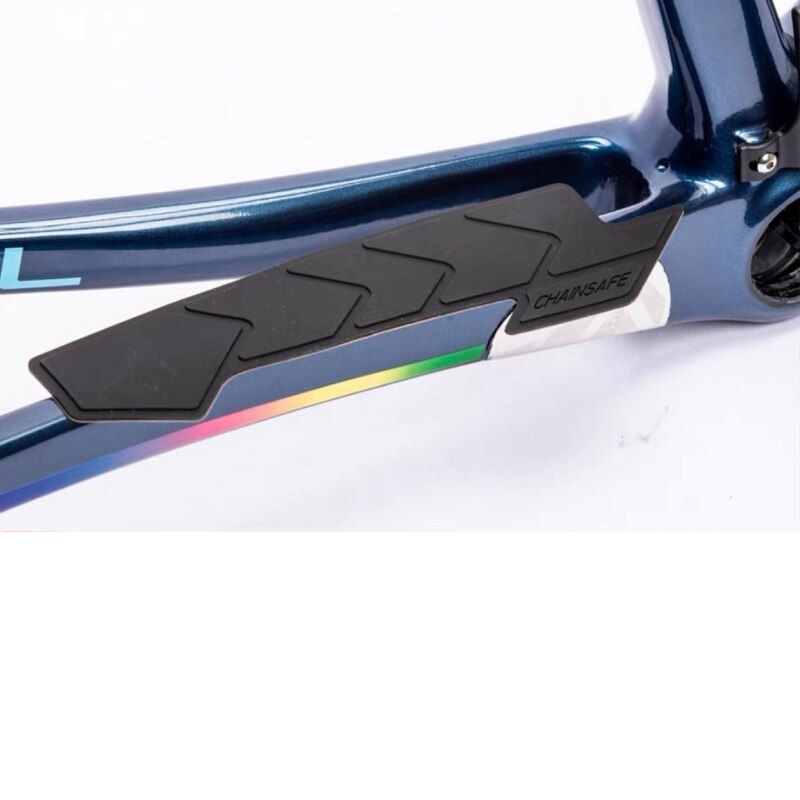 Cykelram klistermärken mtb down tube skydd klistermärken road bike kedja klistermärken mjuk svans ram silikon 3m klistermärken