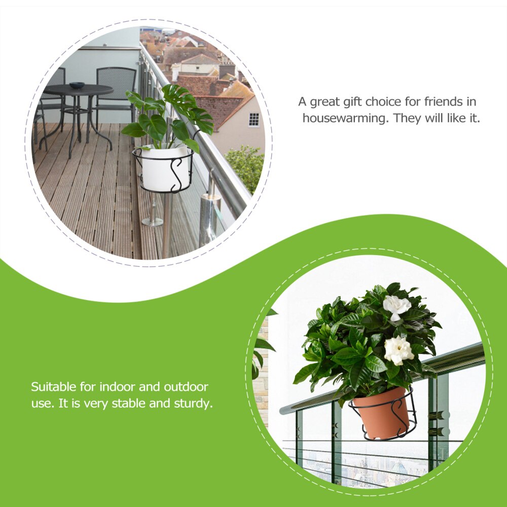 Wiszące wiaderko na kwiaty premia balkon ogród dekoracja domu doniczka