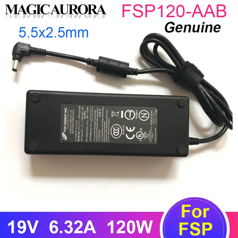 Original FSP 19V 6.32A FSP120-AAB AC Adapter For X6Tis For MSI MS-1651 MS-1652 1656 MS-16G5 MS-163A ADP-120ZB BB Laptop Charger