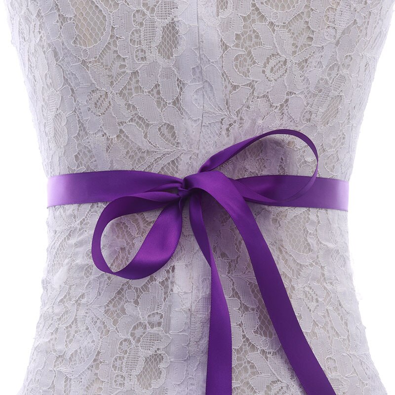 Missrdress crystal pearls bryllup bælte diamant brude bælte sølv rhinestones bælte sash til brude brudepige kjoler  jk847: Lilla