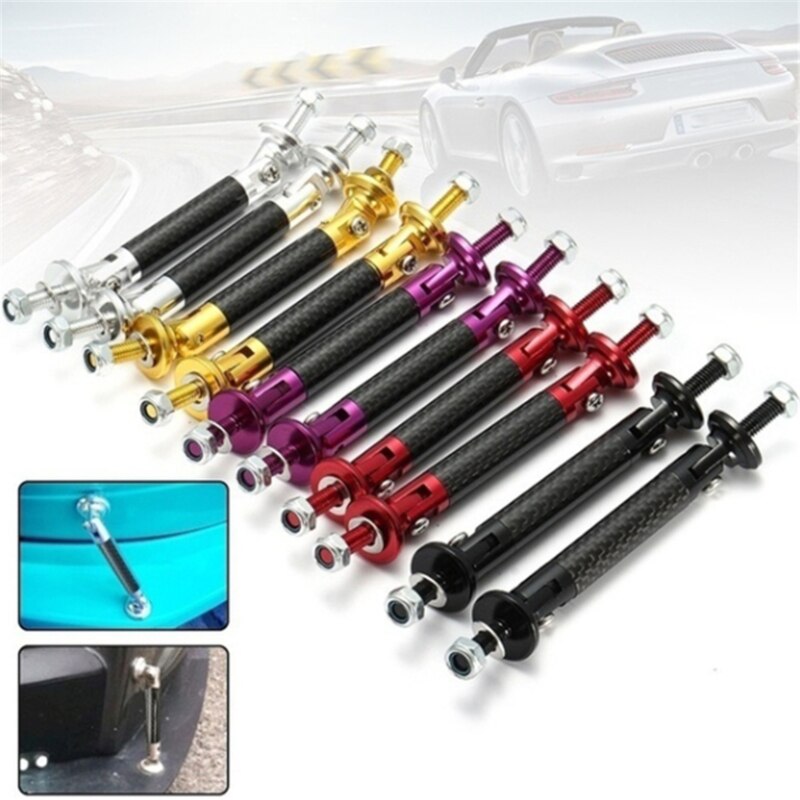 Uniwersalny regulowany 200MM wyścigi przedni spojler zderzaka rozdzielacz pręt rozpora spinka robić krawata Pomoc zestaw przedni zderzak