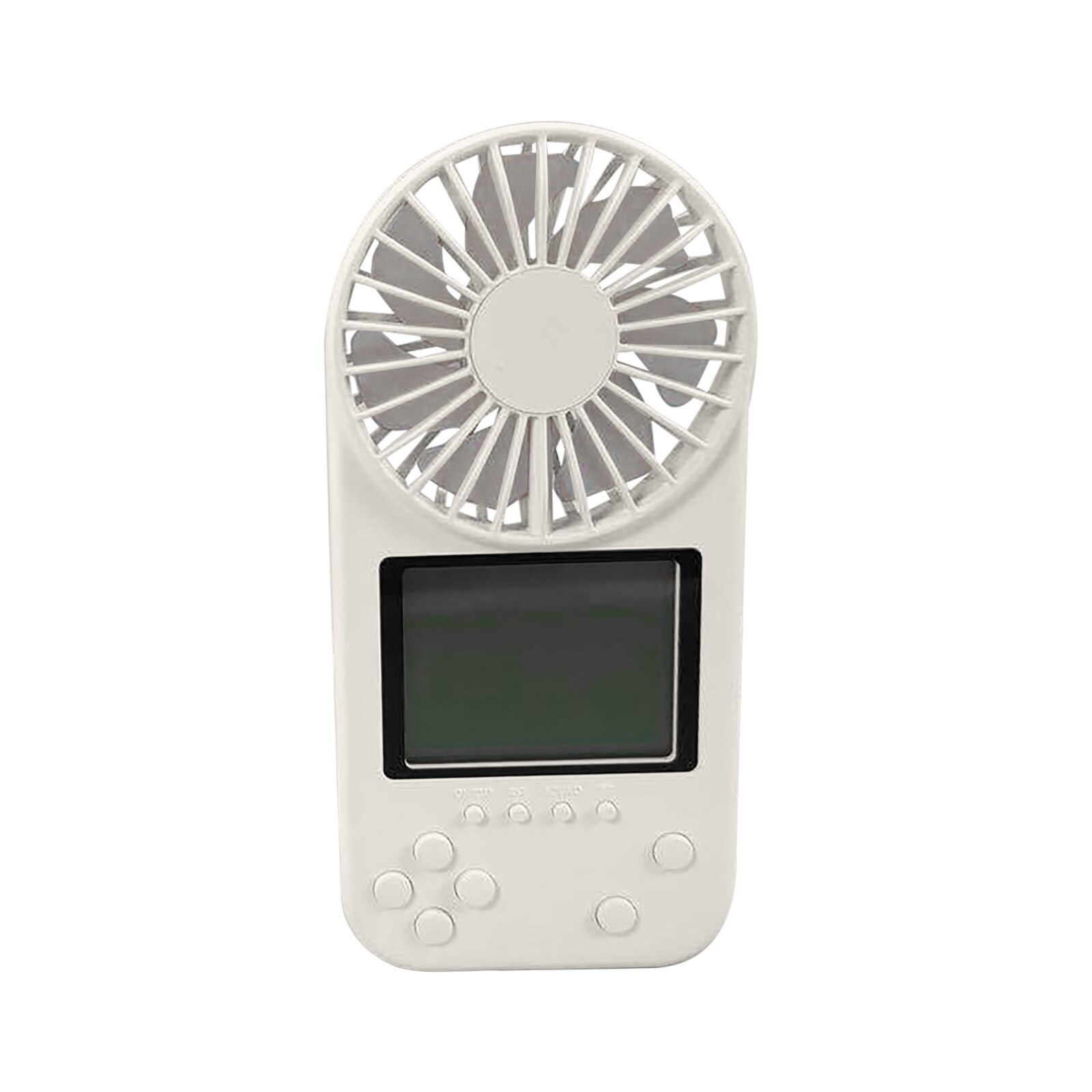 Pocket USB Game Fan ,Small Fan DC Mini Air Cooler Ventilador Nostalgic Game Consoles ,Decompression Toy,Summer Artifact: White