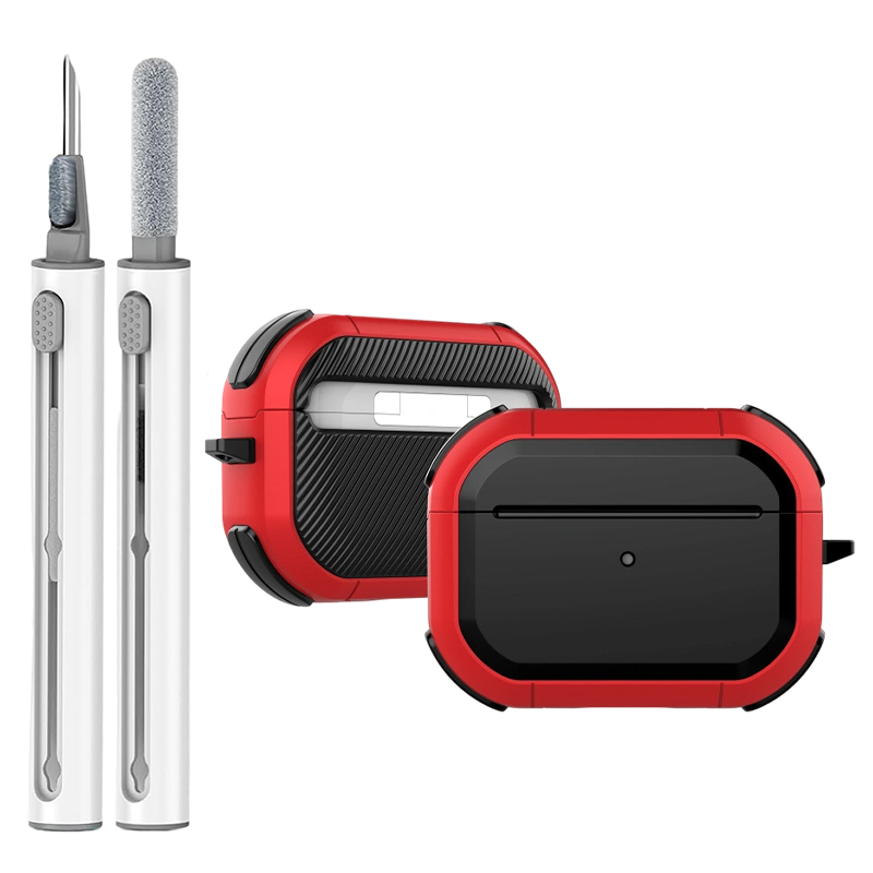 Para AirPods Pro 2a 1.a generación 3 Max AirPod 4 funda de bloqueo seguro con llavero Air Pod de cuerpo completo protección a prueba de golpes