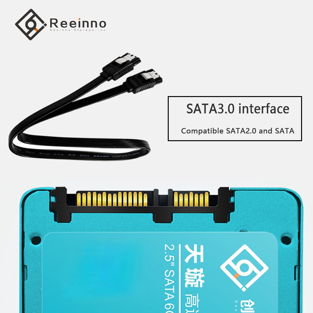 Reeinno SSD 1TB SATA3 2.5 240gb 512GB 120GB 256GB 8 channel Read/wirte speed UP to 500MB/s Solid State Drive for desktop PC