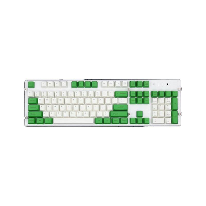 Keycaps Mechanical Gaming Keyboard Keycaps 108 keys Pbt Keycaps For Cherry Keycaps Set Key cap Keyboard caps: Cheese Green