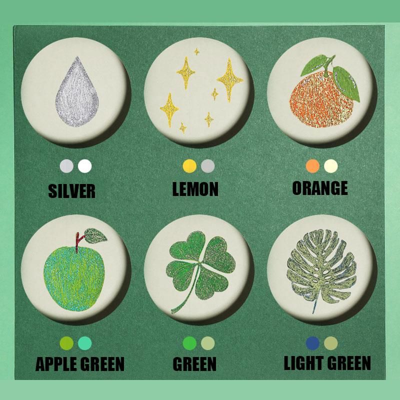 12 Colors Glitter Gel Pen Set Multicolour Ballpoint Gel Pens Refill Set Colorful Painting Drawing Pen Shell Cover