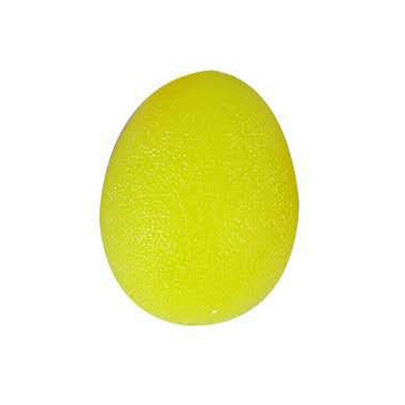 1pc Gel Egg Stress Ball Hand Exercise Finger Relax Squeeze Relief Adults Toys: Yellow