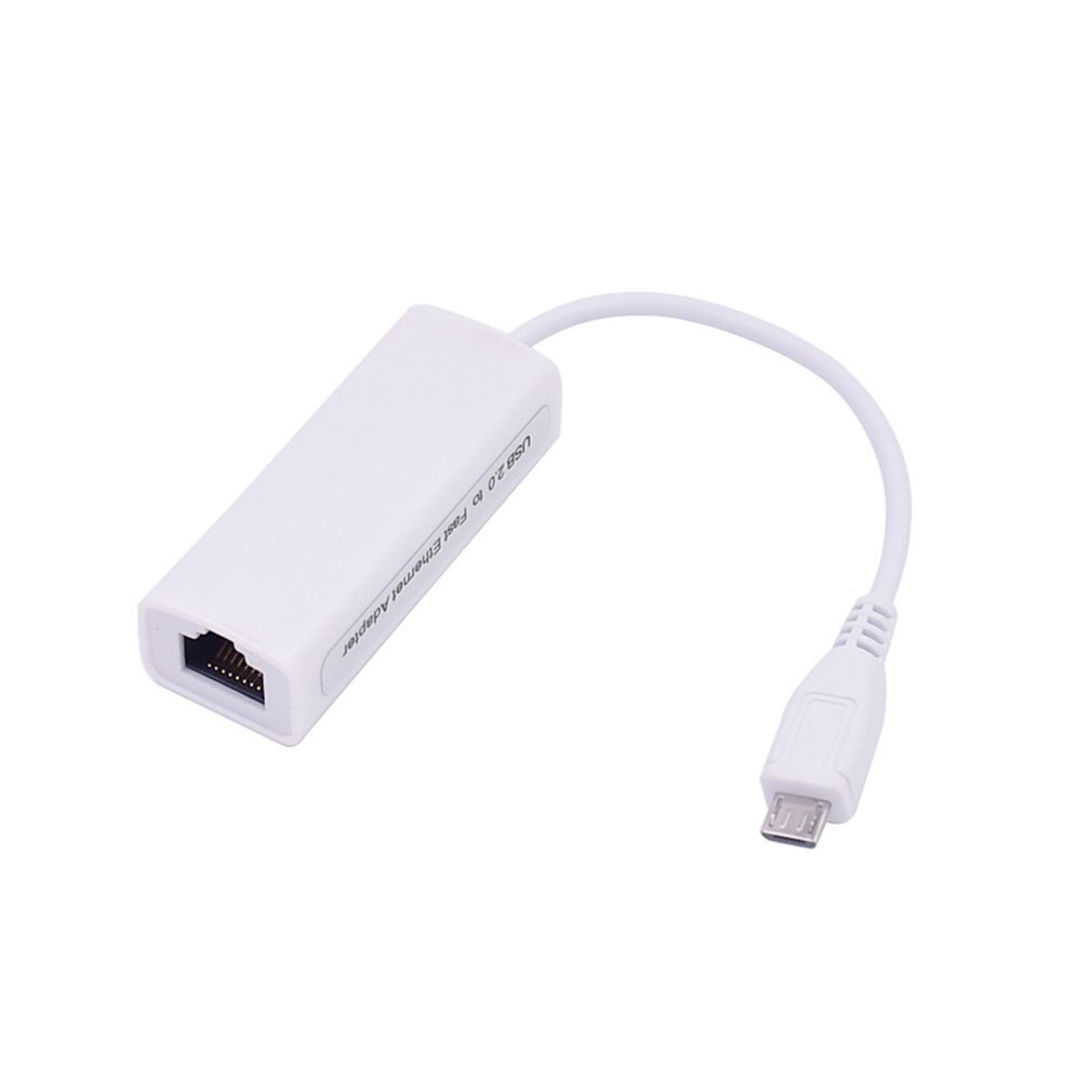 Micro USB Ethernet Network Card Adapter Micro USB To Ethernet RJ45 For Windows 7/8/10 Android Tablet IC Ethernet LAN