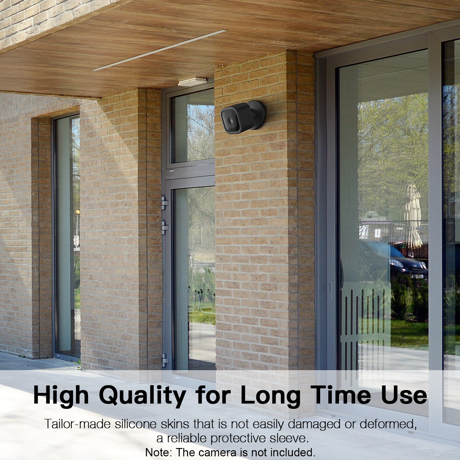 Blink Mini Camera Wall Mount Bracket Silicone Protective Covers Indoor/Outdoor Wall Mount Security Cover for Blink Mini Camera