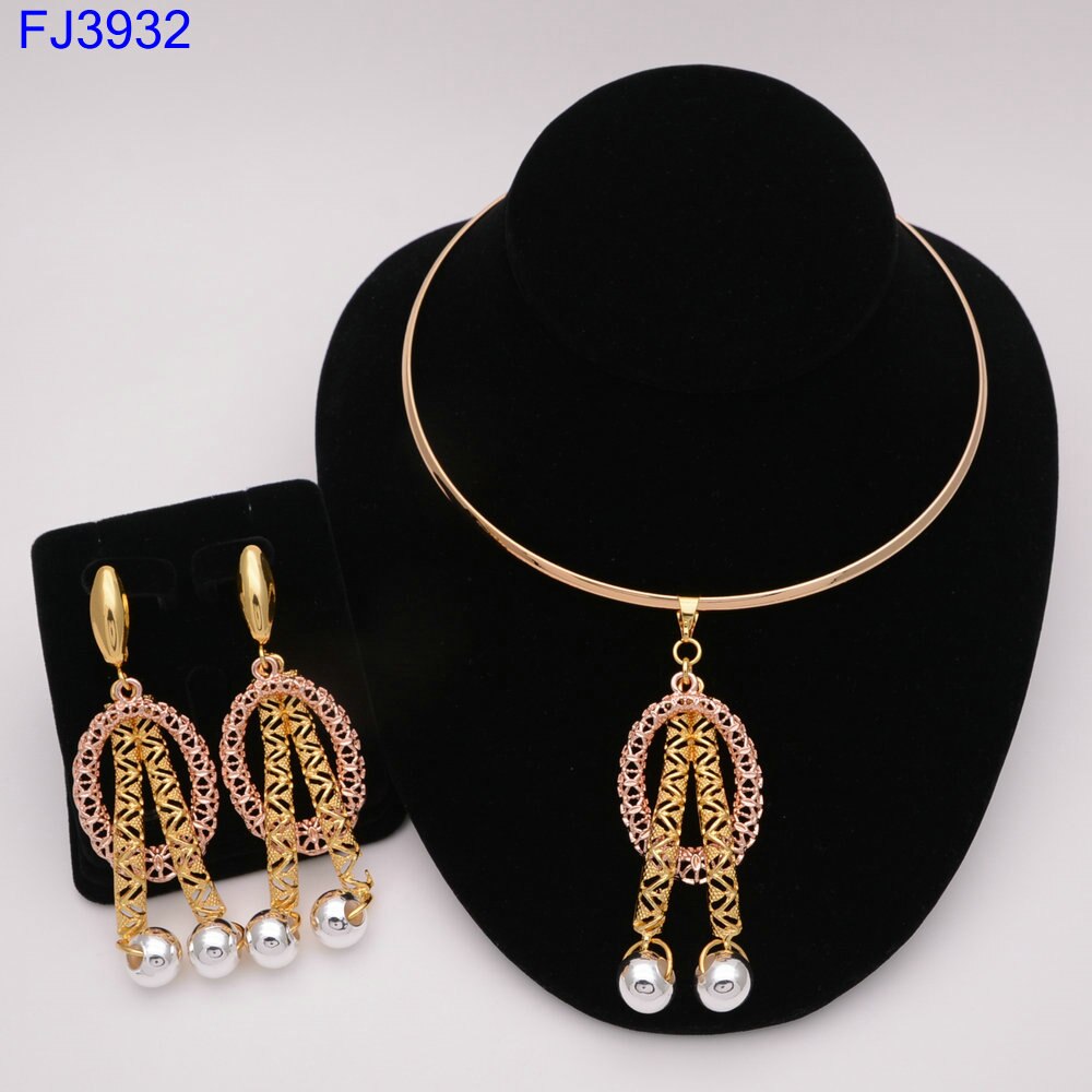 Afrikaanse sieraden sets dubai goudkleurige nigeriaanse sieraden sets bruidskralen bruiloft sieraden set dames kostuum