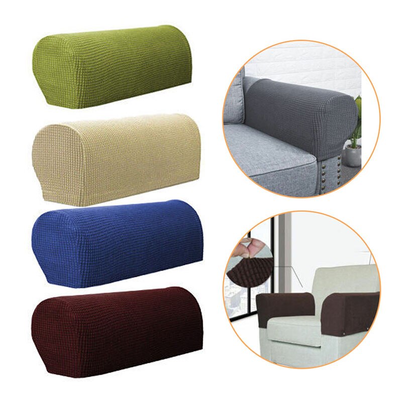 1 paire amovible canapé accoudoir couverture canapé serviette canapé canapé chaise protecteur fauteuil couvre extensible chaise bras housse