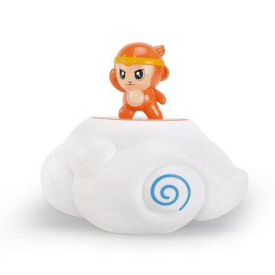 Pulverizador de baño con forma de dibujo de pingüino, ducha de bebé, de flotabilidad, bonito caño de nube: D