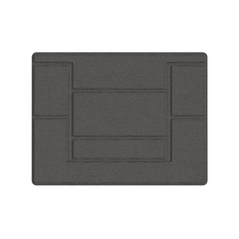 Soporte Invisible para portátil, soporte ajustable plegable, almohadilla portátil para tableta, soporte para iPad, MacBook, Mac Book, Samsung Compute: Grey