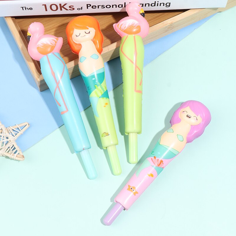 Trage Rebound Flamingo Stress Reliever Zachte Neutrale Pen Student Apparaat Flamingo Stress Reliever Pen