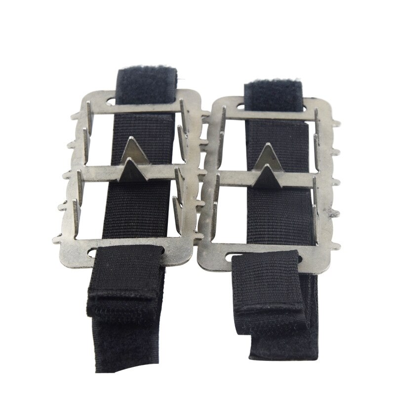 Climbing Equipment Crampons Climbing Crampons Ice Stainless Steel Crampon Snow Ice Sharp Walking Outdoor Hiking Travel kits