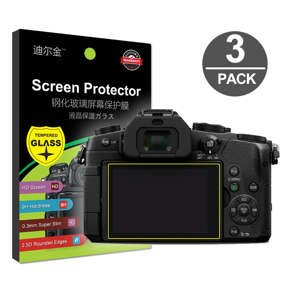 3x Gehard Glas Screen Protector voor Panasonic Lumix DC-G95 DC-G90 DC-ZS80 DC-TZ95 G95 G90 ZS80 TZ95 Digitale Camera