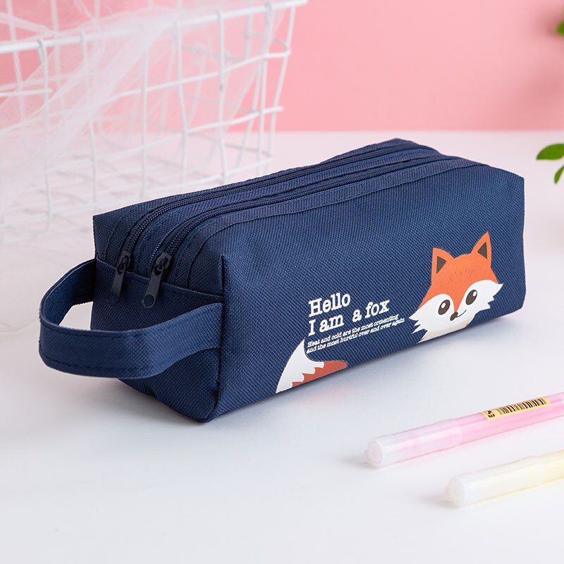 Large Capacity Pencil Case School Students Stationery Pen Storage Bag Supplies Pen Box Pencil Cases Office Stationary Supplies